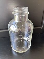 Staley's 2 Quart Vintage Milk Bottle- Clear Glass, No Cap picture