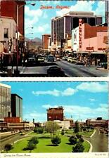 2~4X6 Postcards Tucson AZ Arizona STREET SCENES McLellan's~Field's Jewelers~Bank picture