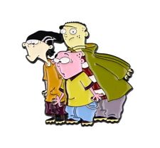 New Ed, Edd n Eddy Animated TV Series Trio Figures Staring Metal Enamel Pin picture