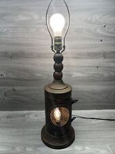 Vintage AUTOMAX N.Y. USA Nautical Scuba Style Brass Lamp With  Nightlight picture