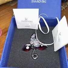 Swarovski Crystal Winter Berries Ornament Light Siam Satin 1054565 In Box picture