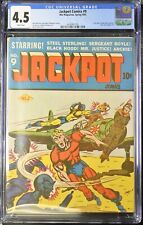Jackpot Comics #9 CGC VG+ 4.5 White Pages Japanese WWII War Cover Archie 1943 picture