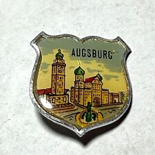 Vintage Augsburg Germany Souvenir Shield Pin picture