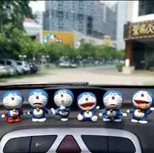 New Set of 6Pcs Doraemon Expressions Figures Kawaii Car Decorations Home Decor picture