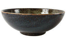 Mino ware Japan Ceramics Large & Wide Noodle Donburi Bowl Dark Green ( 1000ml ) picture