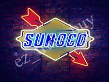CoCo New Sunoco Racing Car Gas Oils Station Gasoline Neon Sign 24