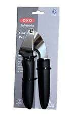 OXO SoftWorks Soft-Handled Garlic Press Stainless Steel New Large Capacity picture