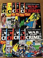 War Against Crime #1-11 EC Comics Reprint Complete Lot Run 2000 Very Fine picture
