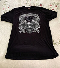 Harley Davidson Men’s Vintage Las Vegas T-Shirt Black Regular L picture