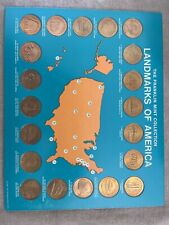 1969 Franklin Mint Landmarks Of America Complete 20 Piece Coin Set picture