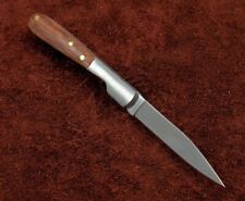 Small Pocket Folding Toothpick Fruit Knife - Stainless Steel w/Rosewood Handle picture