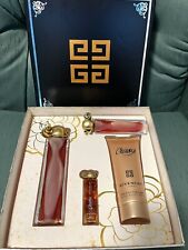 Vintage Givenchy Organza Gift Set Black Gold Box Eau De Parfums & Lotion picture