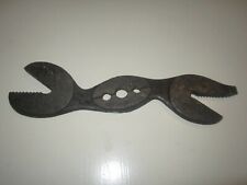 WRENCH -THE HAWKEYE WRENCH Co. Vintage Double Ended Alligator Wrench, USA picture