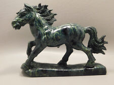 Horse Figurine Kabamba Jasper 6.5 inch Gemstone Animal Carving #O322 picture