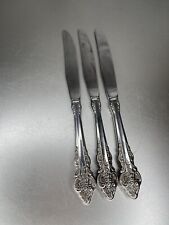 Cherbourgh Stainless Community by Oneida  1978-83  Modern Hollow Knives Set Of 3 picture