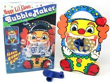 Happy Lil  Little Clown Bubble Maker Machine Vintage 1980s Very Rare picture