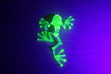 Uranium Glass Frog Pendant pendant Blown Glass Frog Uranium Glass Figurine picture