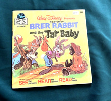 Disney Vintage Brer Rabbit and the Tar Baby Book With 33 1/3 Read Along Record picture