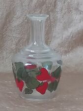 Vintage Mid-century Bed & Breakfast Glass Carafe Strawberries  picture