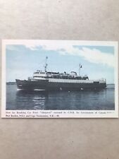 Ice Breaking Ferry Abegweit At Port Borden & Cape Tormentine Canada Postcard  picture