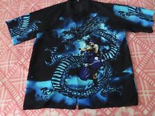 Vintage 1990s anime Shirt Size L  Micro Z Tag korea loop collar picture