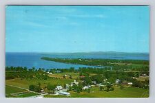 Kellogg's Bay VT- Vermont, Aerial Of South Hero, Antique, Vintage c1961 Postcard picture