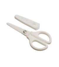 Art Judaica White Ceramic Scissors, 5.5