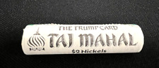RARE The Trump Card Taj Mahal $2 Nickel Roll 