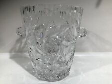 BEYER CRYSTAL Cut Lead Crystal Ice Bucket / Champagne Cooler Approx.5.5”.No Tag picture