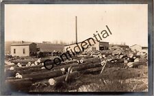Real Photo Lumber Mill Operation At South Dayton NY New York RP RPPC K226 picture