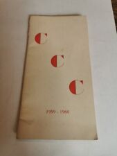 Vintage 1959-1960 College Cotillion Club, Texas, Rules Members Booklet picture