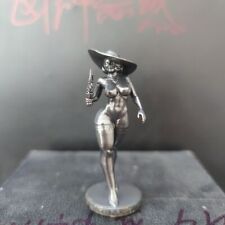 Black Pure Copper Old Noble Lady Handicraft Statue Model Realistic Body Art picture