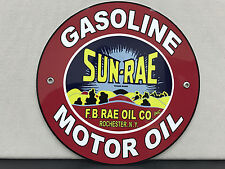 Sun Rae SUNRAE motor fuel gasoline oil garage racing vintage Style metal sign picture