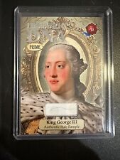 2024 Historic Autographs King George III /25 Authentic Hair Relic DNA England picture