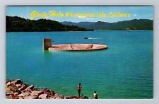 Whiskeytown Lake CA-California, Aerial Glory Hole, Antique, Vintage Postcard picture