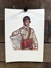 Vintage Native American Print “Yoholo-Micco” A Creek Chief  picture