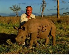 JACK HANNA Signed Autographed w/ BABY RHINO 8x10 Photo picture