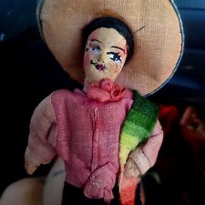 1940s Handcrafted vintage Mexican folk art doll pair picture