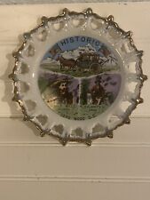 Vintage Deadwood South Dakota Souvenir Plate, Wild Bill Hickock, Calamaty Jane picture