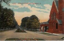 Postcard Kirkwood Boulevard Davenport IA Iowa  picture
