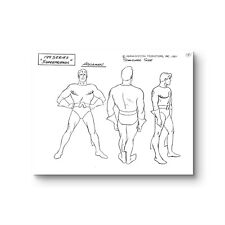 Super Friends Original Production Model Sheet: Aquaman, SSV1059 picture