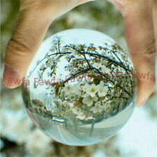 40-100mm K9 Rare Natural Clear Quartz Magic Crystal Healing Ball Sphere + Stand picture