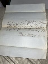 Antique 1846 Appointment Document from Boston Massachusetts MA History picture