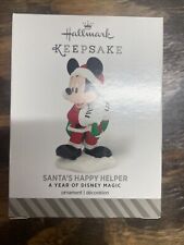 New 2014 Hallmark MICKEY Ornament A Year Of Disney Magic Santa’s Happy Helper picture
