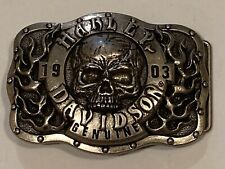 2011 Harley-Davidson Belt Buckle Genuine Skull Flames 1903 picture