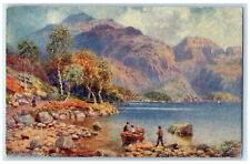 c1930's Loch Katrine Trossachs Stirling Scotland Oilette Tuck Art Postcard picture