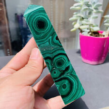 TOP 455g Natural Malachite Quartz Crystal wand point oblisk healing picture