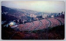 Hollywood Cailfornia Ca Hollywood Bowl Aerial View 1956 Cancel Wob Pm Postcard picture
