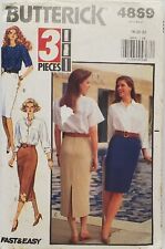 Butterick Pattern 4869. Fast And Easy Misses/Misses Petite Skirt picture