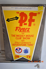 50s P-F Time is Here FLYERS MICKEY MOUSE CLUB Advertising Banner Y picture